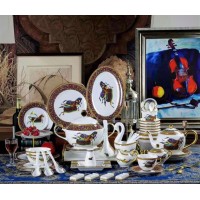 Hermes D'Orient Dinner Set India Replica 52 Pc Set