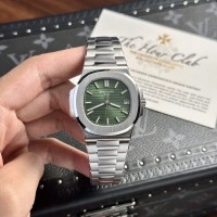 Patek Philippe Swiss ETA 1:1 Watch Olive Green Dial | COD All Over India