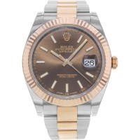 Rolex Datejust Chocolate Dial Oyster 1:1 Super Clone Watch|Swiss ETA 3235 Movement