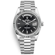 Rolex Day Date Black Dial Swiss ETA 1:1 Super Clone Watch India