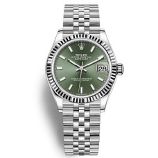 Rolex Datejust Mint Green Dial Swiss 1:1 Super Clone Watch India Ref.126334
