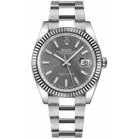 Rolex Datejust Rhodium Oyster Swiss ETA Super Clone Watch