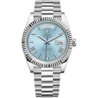 Rolex Day Date Ice Blue Dial M228236-0012 Platinum Swiss ETA Watch India | COD