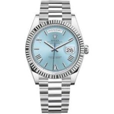Rolex Day Date Ice Blue Dial M228236-0012 Platinum Swiss ETA Watch India | COD